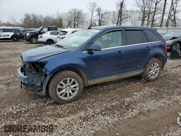 2012 Ford Edge Limited with VIN 2FMDK4KC9CBA29098, listed as a Copart auction lot 52066515 with 182,080 mi miles and Salvage Title. Bid and sale history available at carsss.com. Image 1.