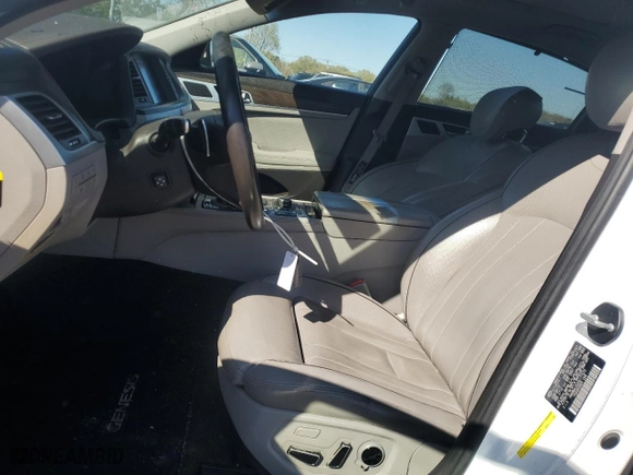 2017 Genesis G80 3.8L with VIN KMHGN4JE0HU177570, listed as a Copart auction lot 53614145 with 186,184 mi miles and Clean Title. Bid and sale history available at carsss.com. Image 7.