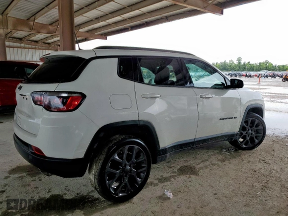 2021 Jeep Compass 80th Anniversary с VIN 3C4NJDEB7MT513520, выставлен на аукционе Copart как лот 57634195 с пробегом 45 243 миль миль и Списание • Salvage title. История ставок и продаж доступна на DreamBid. Изображение 3.