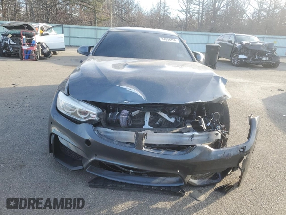 2016 BMW M4 with VIN WBS3R9C5XGK337197, listed as a Copart auction lot 87056764 with 110,398 mi miles and Salvage title. Bid and sale history available at DreamBid. Image 5.