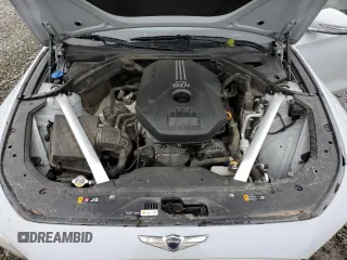 2019 Genesis G70 Advanced with VIN KMTG34LA5KU026138, listed as a Copart auction lot 81159054 with 99,964 mi miles and Salvage Title. Bid and sale history available at DreamBid. Image 12.