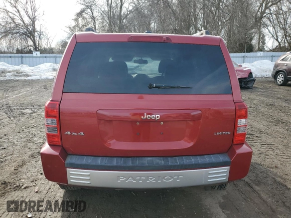2010 Jeep Patriot Limited with VIN 1J4NF4GBXAD658402, listed as a Copart auction lot 48904985 with 245,952 mi miles and Clean Title. Bid and sale history available at carsss.com. Image 6.