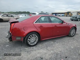 2013 Cadillac CTS Premium with VIN 1G6DS5E37D0103887, listed as a Copart auction lot 57390915 with 104,415 mi miles and Salvage title. Bid and sale history available at DreamBid. Image 3.