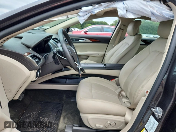 2016 Lincoln MKZ z VIN 3LN6L2G94GR613505, wystawiony jako Copart lot #60842925 z przebiegiem 55 154 mil mil oraz Szkoda całkowita • Salvage title. Historia ofert i sprzedaży dostępna na DreamBid. Obrazek 7.