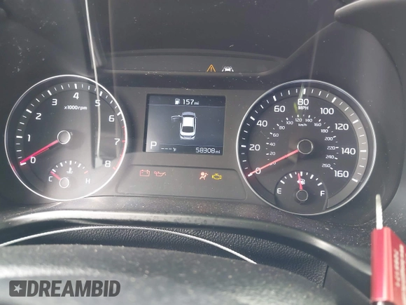 2021 Kia Forte LXS with VIN 3KPF24AD8ME338790, listed as a IAAI auction lot 42547558 with 58,308 mi miles and . Bid and sale history available at DreamBid. Image 7.