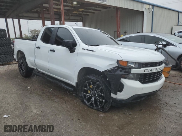 2020 Chevrolet Silverado 1500 Work Truck with VIN 1GCRWAEF6LZ349723, listed as a Copart auction lot 86252354 with 73,725 mi miles and Non Repairable. Bid and sale history available at DreamBid. Image 4.
