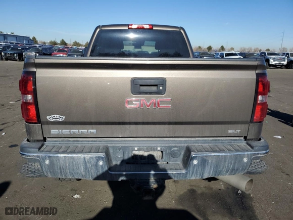 2015 GMC Sierra 3500HD SLT with VIN 1GT423E88FF189157, listed as a Copart auction lot 84967694 with 137,147 mi miles and Clean Title. Bid and sale history available at carsss.com. Image 6.