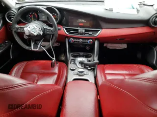 2021 Alfa Romeo Giulia Ti with VIN ZARFANBNXM7641463, listed as a Copart auction lot 42872425 with 47,471 mi miles and Salvage title. Bid and sale history available at DreamBid. Image 8.