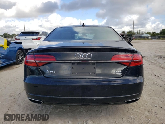 2016 Audi A8 L 4.0T Sport with VIN WAU43AFD3GN012923, listed as a Copart auction lot 73294802 with 24,522 mi miles. Bid and sale history available at carsss.com. Image 6.