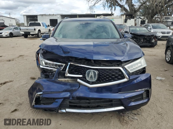 2019 Acura MDX Advance with VIN 5J8YD3H97KL002097, listed as a Copart auction lot 83845534 with Not Provided miles and Non Repairable. Bid and sale history available at DreamBid. Image 5.