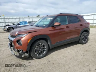 2021 Chevrolet TrailBlazer LT with VIN KL79MPS2XMB020024, listed as a Copart auction lot 46375995 with 81,416 mi miles and Salvage Title. Bid and sale history available at carsss.com. Image 1.