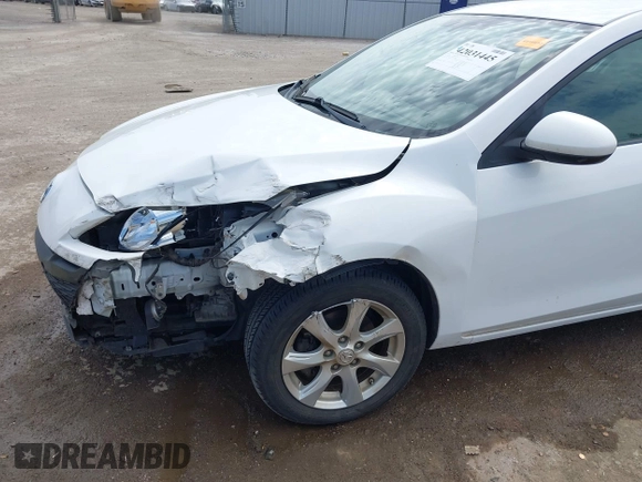 2011 Mazda 3 i Touring with VIN JM1BL1VF2B1902424, listed as a IAAI auction lot 42031445 with 184,220 mi miles and . Bid and sale history available at carsss.com. Image 6.