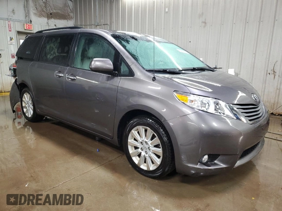 2013 Toyota Sienna XLE with VIN 5TDDK3DC7DS066193, listed as a Copart auction lot 50523625 with 154,515 mi miles and Clean Title. Bid and sale history available at DreamBid. Image 4.