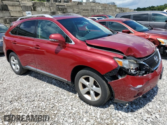 2011 Lexus RX 350 with VIN 2T2BK1BA5BC081371, listed as a Copart auction lot 64771665 with 207,419 mi miles and Salvage title. Bid and sale history available at DreamBid. Image 4.