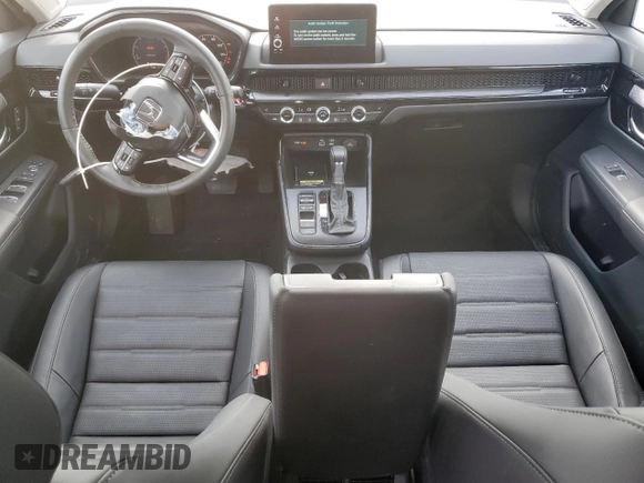 2025 Honda CR-V EX-L with VIN 7FARS4H75SE008095, listed as a Copart auction lot 54752185 with 9,309 mi miles and Salvage Title. Bid and sale history available at DreamBid. Image 8.