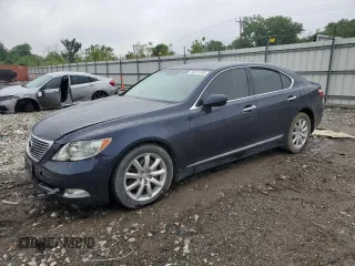 2008 Lexus LS 460 with VIN JTHBL46FX85055328, listed as a Copart auction lot 59573745 with 158,931 mi miles and Salvage title. Bid and sale history available at DreamBid. Image 1.
