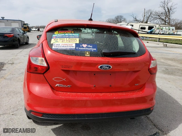 2012 Ford Focus SE with VIN 1FAHP3K23CL178900, listed as a Copart auction lot 49414125 with 74,779 mi miles and Salvage Title. Bid and sale history available at carsss.com. Image 6.