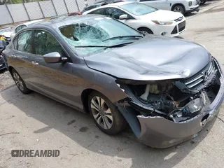 2014 Honda Accord LX z VIN 1HGCR2F35EA125790, wystawiony jako IAAI lot #42159287 z przebiegiem 181 157 mil mil oraz . Historia ofert i sprzedaży dostępna na DreamBid. Obrazek 1.