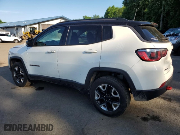2018 Jeep Compass Trailhawk with VIN 3C4NJDDB9JT451745, listed as a Copart auction lot 61187255 with 88,923 mi miles and Salvage title. Bid and sale history available at DreamBid. Image 2.