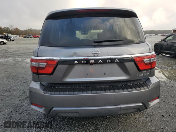 2023 Nissan Armada Platinum with VIN JN8AY2DA0P9405121, listed as a Copart auction lot 78099894 with 2,799 mi miles and Non Repairable. Bid and sale history available at carsss.com. Image 6.