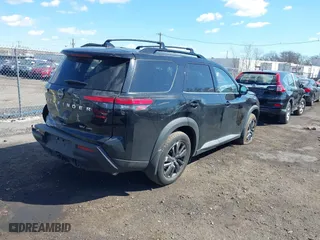 2022 Nissan Pathfinder SV with VIN 5N1DR3BD8NC201915, listed as a IAAI auction lot 41676768 with 28,772 mi miles. Bid and sale history available at carsss.com. Image 4.