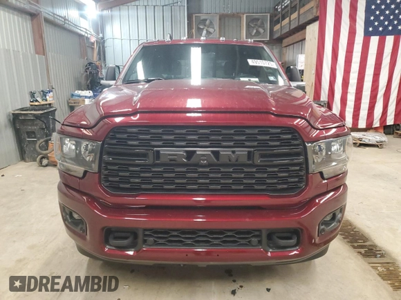 2023 Ram 2500 Big Horn with VIN 3C6UR5DL7PG636856, listed as a Copart auction lot 49510725 with 11,018 mi miles and Salvage Title. Bid and sale history available at carsss.com. Image 5.
