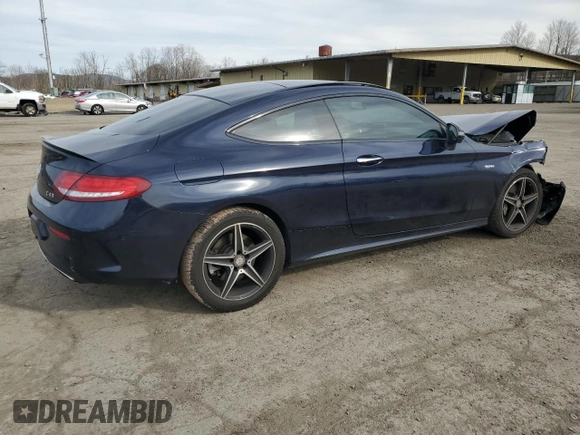 2017 Mercedes-Benz C 43 AMG with VIN WDDWJ6EB0HF439265, listed as a Copart auction lot 51828385 with Not provided miles and Salvage title. Bid and sale history available at DreamBid. Image 3.