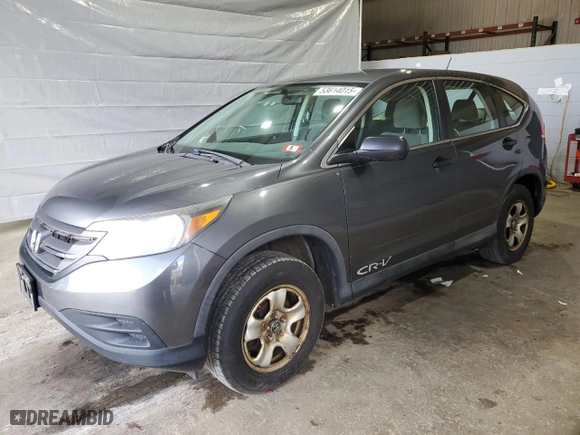 2013 Honda CR-V LX with VIN 2HKRM4H37DH660000, listed as a Copart auction lot 53614015 with 199,219 mi miles and Clean Title. Bid and sale history available at carsss.com. Image 1.
