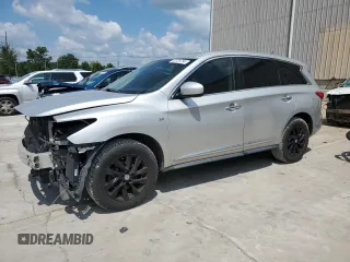 2015 Infiniti QX60 with VIN 5N1AL0MN5FC505729, listed as a Copart auction lot 62725784 with 147,787 mi miles and Salvage Title. Bid and sale history available at DreamBid. Image 1.