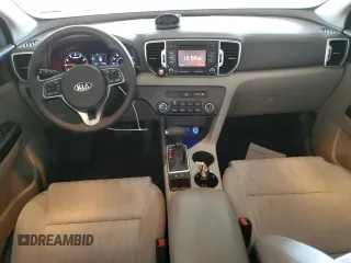 2019 Kia Sportage LX with VIN KNDPM3AC5K7527748, listed as a Copart auction lot 53169535 with 75,718 mi miles and Salvage Title. Bid and sale history available at DreamBid. Image 8.