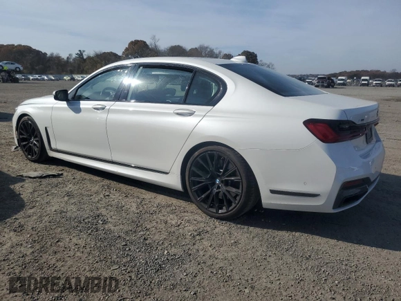 2022 BMW 7 Series 750i xDrive с VIN WBA7U2C03NCJ55428, выставлен на аукционе Copart как лот 78729204 с пробегом Не указан миль и Списание • Salvage title. История ставок и продаж доступна на DreamBid. Изображение 2.