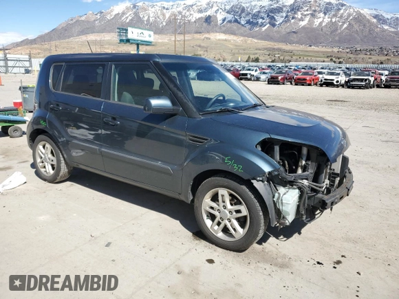 2011 Kia Soul + with VIN KNDJT2A2XB7249309, listed as a Copart auction lot 50217005 with 108,184 mi miles and Salvage Title. Bid and sale history available at carsss.com. Image 4.