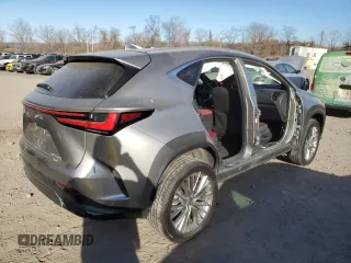 2023 Lexus NX with VIN 2T2GKCEZ9PC010474, listed as a Copart auction lot 80262214 with 26,500 mi miles and Salvage Title. Bid and sale history available at carsss.com. Image 3.