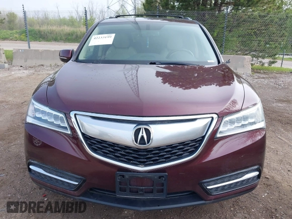 2014 Acura MDX with VIN 5FRYD4H22EB031441, listed as a IAAI auction lot 42233199 with 193,784 mi miles and . Bid and sale history available at DreamBid. Image 12.