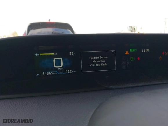 2022 Toyota Prius Prime LE with VIN JTDKAMFP5N3212691, listed as a IAAI auction lot 41443440 with 64,365 mi miles. Bid and sale history available at carsss.com. Image 7.