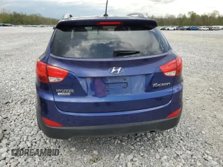 2010 Hyundai Tucson GLS with VIN KM8JU3AC9AU113714, listed as a Copart auction lot 55263765 with 193,175 mi miles and Salvage Title. Bid and sale history available at DreamBid. Image 6.