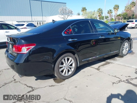 2010 Lexus ES with VIN JTHBK1EG9A2397615, listed as a IAAI auction lot 41945675 with 170,746 mi miles. Bid and sale history available at carsss.com. Image 4.