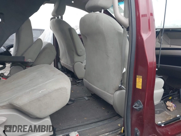 2014 Toyota Sienna L with VIN 5TDZK3DC8ES477402, listed as a IAAI auction lot 41494073 with 102,063 mi miles. Bid and sale history available at carsss.com. Image 8.
