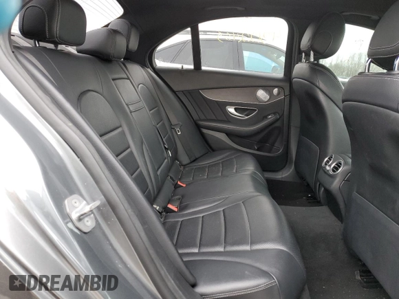 2019 Mercedes-Benz C 300 with VIN WDDWF8EB3KR505178, listed as a Copart auction lot 43122465 with 76,570 mi miles and Salvage title. Bid and sale history available at DreamBid. Image 10.
