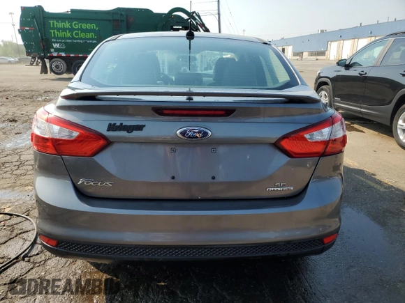 2013 Ford Focus SE with VIN 1FADP3F28DL333256, listed as a Copart auction lot 60438255 with 102,226 mi miles and Clean title. Bid and sale history available at DreamBid. Image 6.