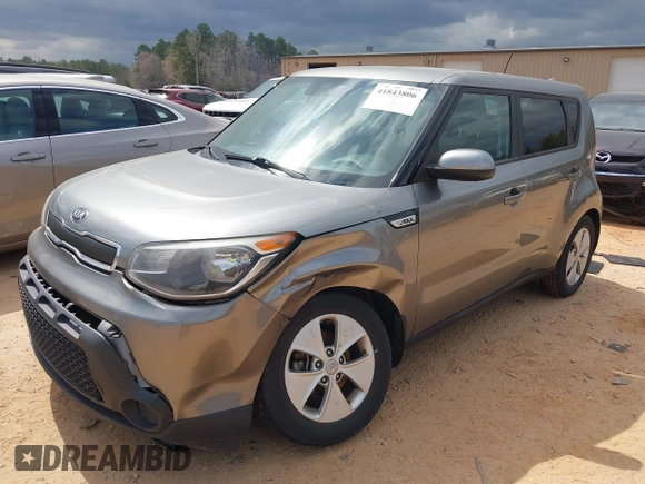 2016 Kia Soul with VIN KNDJN2A28G7294637, listed as a IAAI auction lot 41843806 with 156,179 mi miles. Bid and sale history available at carsss.com. Image 17.