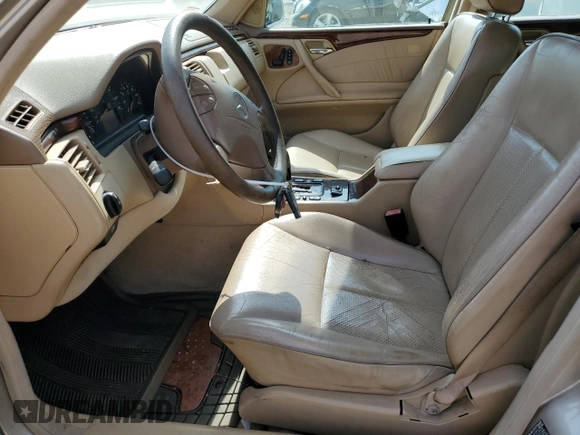 2001 Mercedes-Benz E-Class with VIN WDBJF65J71B362578, listed as a Copart auction lot 72223814 with 0 mi miles and Clean Title. Bid and sale history available at carsss.com. Image 7.