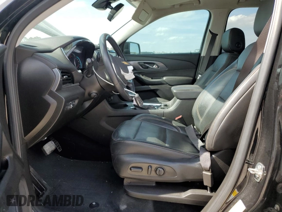 2021 Chevrolet Traverse Premier with VIN 1GNERKKW0MJ155132, listed as a Copart auction lot 53668635 with 91,501 mi miles and Salvage title. Bid and sale history available at DreamBid. Image 7.