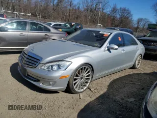 2007 Mercedes-Benz S 550 with VIN WDDNG86X27A104908, listed as a Copart auction lot 49966865 with Not Provided miles and Salvage Title. Bid and sale history available at DreamBid. Image 1.