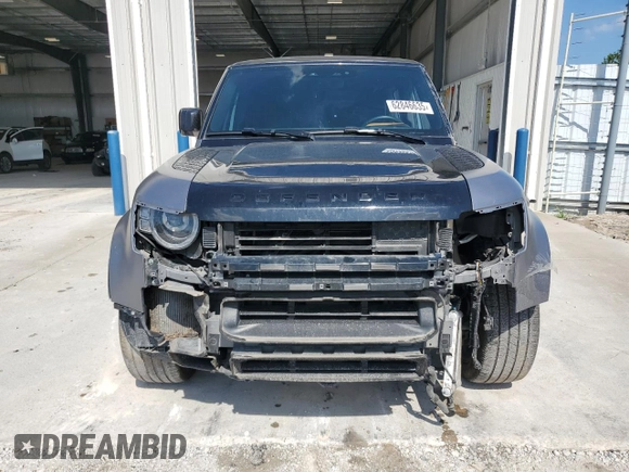 2023 Land Rover Defender X with VIN SALEX7EU6P2147792, listed as a Copart auction lot 62846635 with 78,333 mi miles and Salvage title. Bid and sale history available at DreamBid. Image 5.