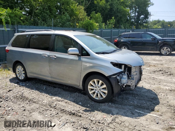 2016 Toyota Sienna LE with VIN 5TDJK3DC4GS138474, listed as a Copart auction lot 63862124 with 0 mi miles and Salvage Title. Bid and sale history available at carsss.com. Image 4.