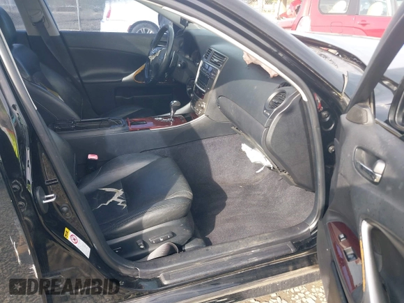2006 Lexus IS 250 with VIN JTHBK262965004548, listed as a IAAI auction lot 42003962 with 261,584 mi miles and . Bid and sale history available at DreamBid. Image 5.