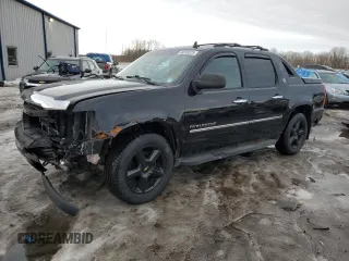 2013 Chevrolet Avalanche LTZ with VIN 3GNTKGE73DG111334, listed as a Copart auction lot 48298025 with 127,807 mi miles and Salvage Title. Bid and sale history available at carsss.com. Image 1.