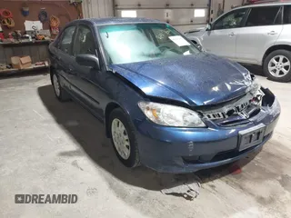 2004 Honda Civic LX z VIN 2HGES15504H519529, wystawiony jako IAAI lot #42017667 z przebiegiem 149 476 mil mil oraz . Historia ofert i sprzedaży dostępna na DreamBid. Obrazek 1.