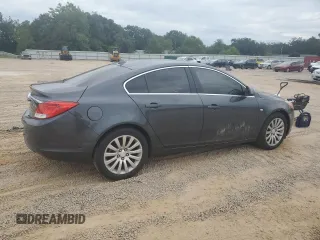 2011 Buick Regal CXL RL2 with VIN 2G4GP5EC8B9196834, listed as a Copart auction lot 74107594 with Not provided miles and Salvage title. Bid and sale history available at DreamBid. Image 3.